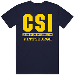 Csi Pittsburgh Crime Scene Investigation Tv Show Parody Unisex Soft Cotton Tee T Shirt