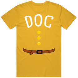 Doc Seven Dwarfs Belt Buttons Halloween Unisex Soft Cotton Tee T Shirt