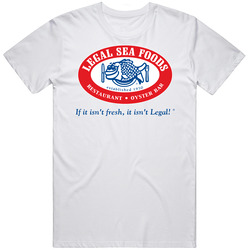 Legal Sea Foods Boston Massachusetts Top Restaurants Food Fan Lover Foodie Unisex Soft Cotton Tee T Shirt