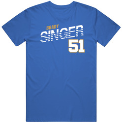 Brady Singer 51 Favorite Player Kansas City Baseball Fan Unisex Soft Cotton Tee T Shirt