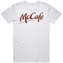 Mccafe Popular Bakery Restaurant Cafe Unisex Soft Cotton Tee T Shirt