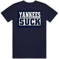 Yankees Suck Vintage Old Retro Design Cool Unisex Soft Cotton Tee T Shirt
