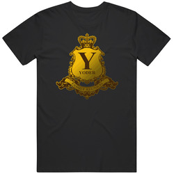 Yoder Family Reunion Crest Last Name Surname Unisex Soft Cotton Tee T Shirt