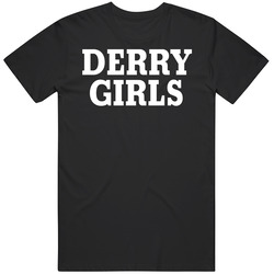Derry Girls Netflix Tv Show Logo Unisex Soft Cotton Tee T Shirt