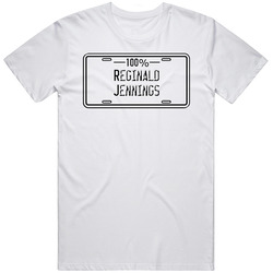 Reginald Jennings Soap Opera License Plate Character Tv Show Unisex Soft Cotton Tee T Shirt
