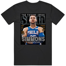 Slam Magazine Issue 216 Ben Simmons Popular Basketball Magazine Grunge Look Unisex Soft Cotton Tee T Shirt