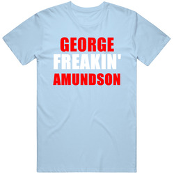 George Amundson Freakin Houston Texas Sports Football Unisex Soft Cotton Tee T Shirt