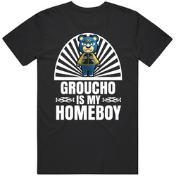 Groucho Is My Homeboy Animal Crossing New Horizons Character Video Game Fan Unisex Soft Cotton Tee T Shirt