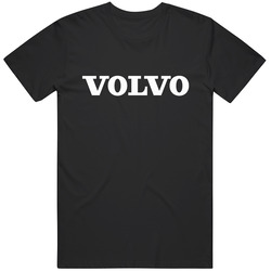 Volvo Black Unisex Soft Cotton Tee T Shirt
