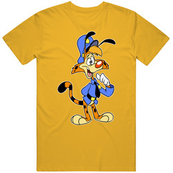 Bonkers Bobcat 90s Kids Tv Show Cartoon Unisex Soft Cotton Tee T Shirt