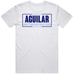Jesus Aguilar Make Tampa Bay Baseball Great Again Fan Unisex Soft Cotton Tee T Shirt