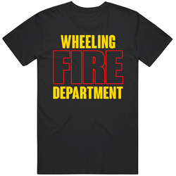 Wheeling Fire Department Personalized City Unisex Soft Cotton Tee T Shirt