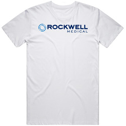 Rockwell Medical Inc Nasdaq Company Logo Employee Fan Unisex Soft Cotton Tee T Shirt