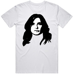 Mariska Hargitay Law And Order Retro Tv Show Unisex Soft Cotton Tee T Shirt