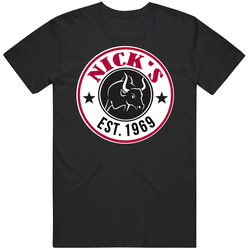 Nicks Roast Beef Philadelphia Restaurant Unisex Soft Cotton Tee T Shirt
