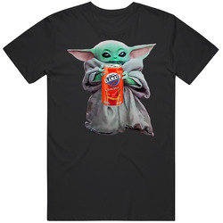 Baby Yoda The Child Mandalorian Mott's Clamato Caesar Extra Spicy Vodka Drink Unisex Soft Cotton Tee T Shirt