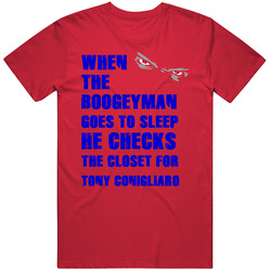 Tony Conigliaro California Boogeyman Basketball Hockey Baseball Football Unisex Soft Cotton Tee T Shirt