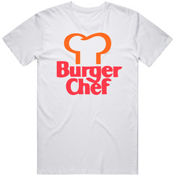 Burger Chef Fast Food Logo Unisex Soft Cotton Tee T Shirt