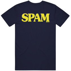 Spam Logo Vintage Label Poster Worn Look Unisex Soft Cotton Tee T Shirt