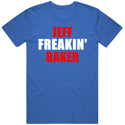 Jeff Baker Freakin Baseball Texas Sports Unisex Soft Cotton Tee T Shirt