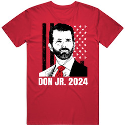 Don Jr 2024 Donald Trump Jr Presidential Race Unisex Soft Cotton Tee T Shirt