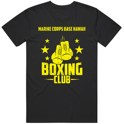Marine Corps Base Hawaii Hawaii Boxing Club Cool Sports Fitness Unisex Soft Cotton Tee T Shirt