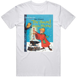 The Sword In The Stone Classic Children's Storybook Cover Unisex Soft Cotton Tee T Shirt