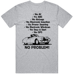 1949 Jaguar Xk120 No Problem Vintage Car Unisex Soft Cotton Tee T Shirt