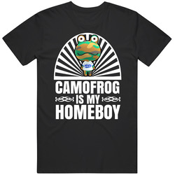 Camofrog Is My Homeboy Animal Crossing New Horizons Character Video Game Fan Unisex Soft Cotton Tee T Shirt