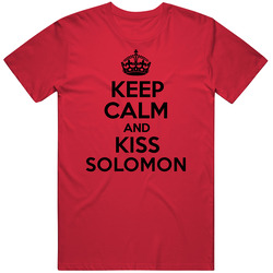 Keep Calm And Kiss Solomon Unisex Soft Cotton Tee T Shirt