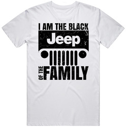 I Am The Black Jeep Of The Family Funny Driver Car Fan Unisex Soft Cotton Tee T Shirt