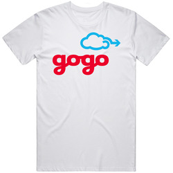 Gogo Inc Nasdaq Company Logo Employee Fan Unisex Soft Cotton Tee T Shirt