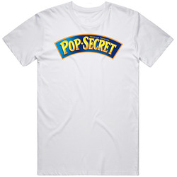Pop Secret Favorite Popcorn Snack Food Lovers Unisex Soft Cotton Tee T Shirt