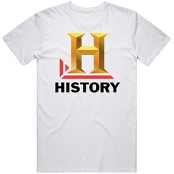 History Channel Cool Tv Television Station Logo Unisex Soft Cotton Tee T Shirt