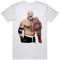 Bill Goldberg With Belt Wrestling Fan Unisex Soft Cotton Tee T Shirt