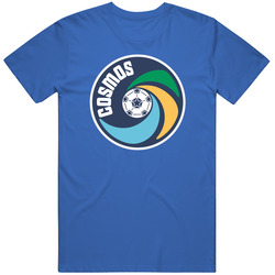 Cosmos, New York, Soccer, Football, Jersey, Logo, Retro, 1970's, PelÃ©, Nasl Unisex Cotton Tee Classic Unisex Soft Cotton Tee T Shirt