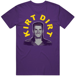 Kirt Dirt Kirk Cousins Minnesota Football Player Joe Dirt Mashup Parody Fan Unisex Soft Cotton Tee T Shirt