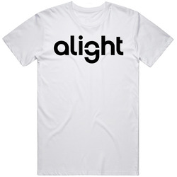 Alight Inc Nasdaq Company Logo Employee Fan Unisex Soft Cotton Tee T Shirt