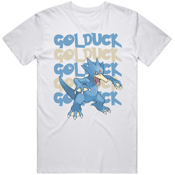 Golduck Pokemon Video Game Movie Cartoon Character Fan Unisex Soft Cotton Tee T Shirt