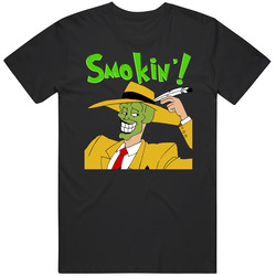 The Mask Smokin' Popular 90s Animated Tv Show Fan Cool Unisex Soft Cotton Tee T Shirt