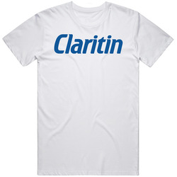 Claritin Best Over The Counter Medication Logo Unisex Soft Cotton Tee T Shirt