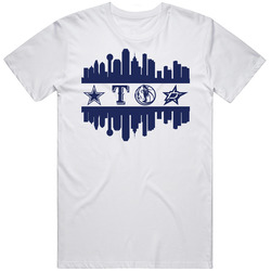 Dallas City All Professional Sports Teams Super Fan Unisex Soft Cotton Tee T Shirt