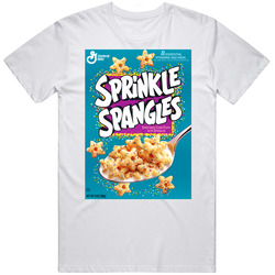 Sprinkle Sprangles Retro 80s Cereal Unisex Soft Cotton Tee T Shirt