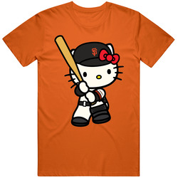 Hello Kitty San Francisco Giants Shirts, Hello Kitty Sports Team Shirts Unisex Soft Cotton Tee T Shirt