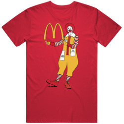 Ronald Mcdonald Mcdonalds Fast Food Mascot Unisex Soft Cotton Tee T Shirt