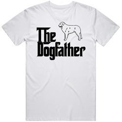 Kuvasz Custom Dog Breed The Dogfather Mens Cotton Tee T Shirt