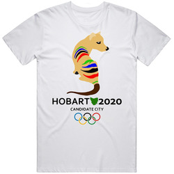 Hobart 2020 Summper Olympics Mens Cotton Tee T Shirt