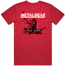 Metal Gear Solid Retro Mens Cotton Tee T Shirt