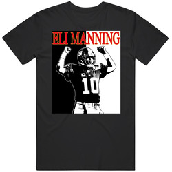 Eli Manning Giants Football Mens Cotton Tee T Shirt