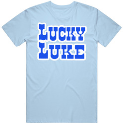 Lucky Luke Logo Carolina Mens Cotton Tee T Shirt